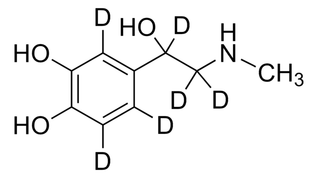 (±)-肾上腺素-D6标准液 CRM 溶液 100&#160;&#956;g/mL in methanol with 5% 1 M HCl, ampule of 1&#160;mL, certified reference material, Cerilliant&#174;