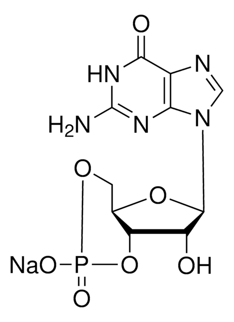 Guanosine 3&#8242;,5&#8242;-cyclic monophosphate sodium salt &#8805;99% (HPLC), powder