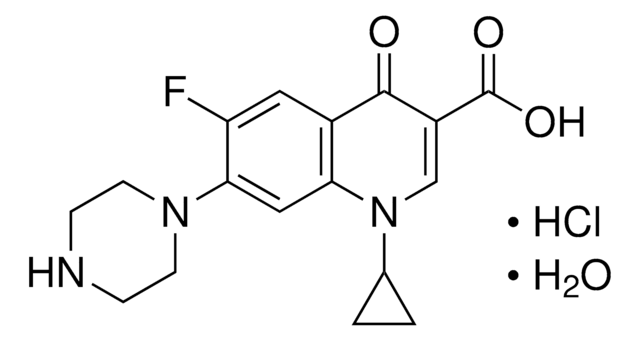 盐酸环丙沙星 Pharmaceutical Secondary Standard; Certified Reference Material