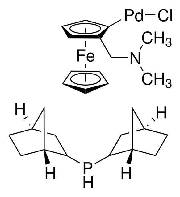 氯化(二-2-降冰片聚膦)(2-二甲基氨甲基二茂铁-1-基)钯(II) &#8805;97.0% (C)