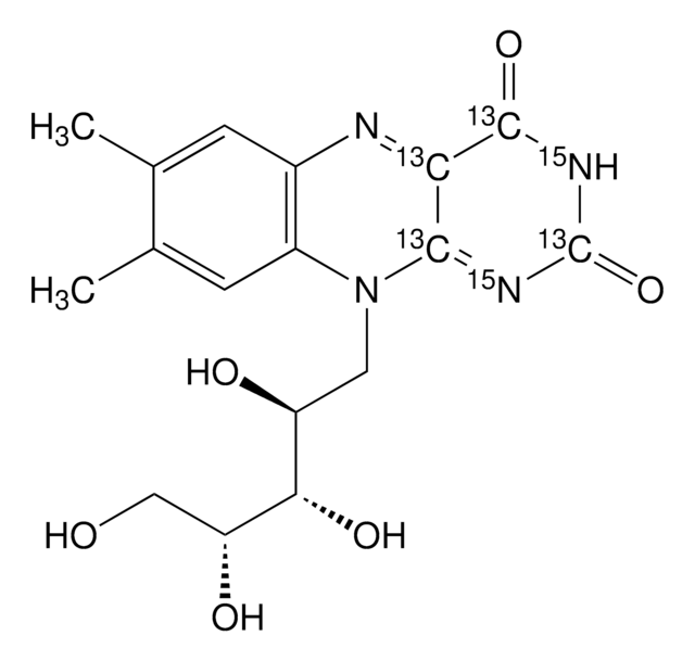 核黄素-(二氧嘧啶-13C4,15N2) &#8805;98 atom %, &#8805;97% (CP)