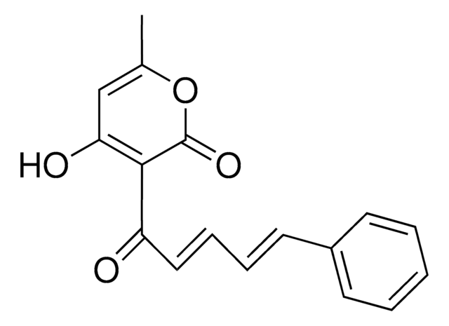 4-HYDROXY-6-METHYL-3-(5-PHENYL-2,4-PENTADIENOYL)-2-PYRONE AldrichCPR