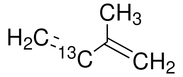 2-Methyl-1,3-butadiene-3-13C &#8805;99 atom % 13C, &#8805;98% (CP), contains p-tert-butylcatechol as stabilizer