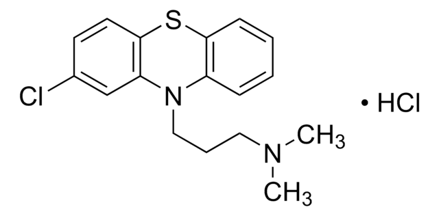 氯丙嗪盐酸盐标准液 盐酸盐 1.0&#160;mg/mL in methanol (as free base), ampule of 1&#160;mL, certified reference material, Cerilliant&#174;