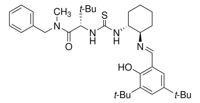 (S)-2-[[(1R,2R)-2-[[[3,5-双(叔丁基)-2-羟苯基]亚甲基]氨基]环己基]硫脲基]-N-苄基-N,3,3-三甲基丁酰胺 technical grade