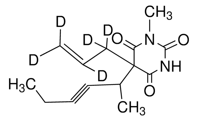 Methohexital-D5 solution 100&#160;&#956;g/mL in methanol, ampule of 1&#160;mL, certified reference material, Cerilliant&#174;