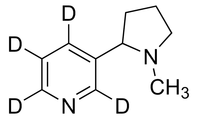 (±)-烟碱-D4标准液 CRM 溶液 100&#160;&#956;g/mL in acetonitrile, ampule of 1&#160;mL, certified reference material, Cerilliant&#174;