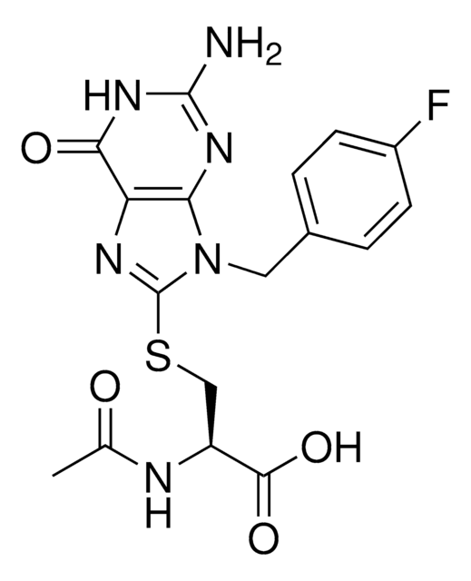 N-Acetyl-S-(2-amino-9-(4-fluorobenzyl)-6-oxo-6,9-dihydro-1H-purin-8-yl)-L-cysteine &#8805;95%