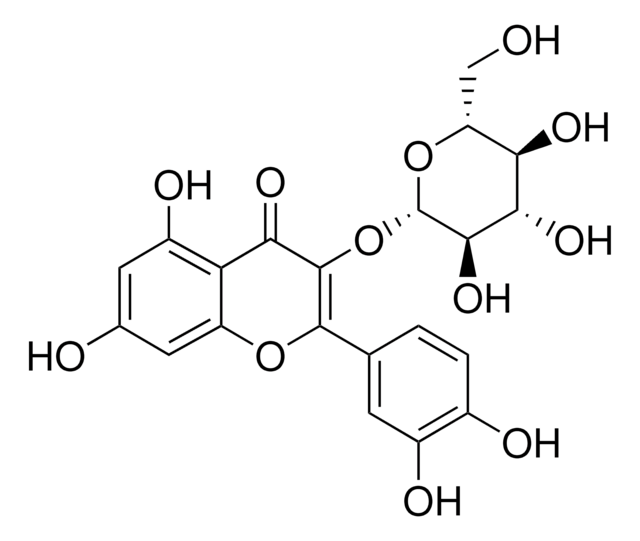 槲皮素 3-&#946;-D-葡萄糖甙 &#8805;90% (HPLC)