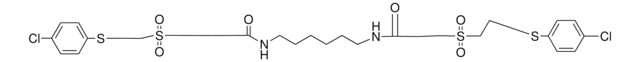 3-({2-[(4-CHLOROPHENYL)SULFANYL]ETHYL}SULFONYL)-N-(6-{[3-({2-[(4-CHLOROPHENYL)SULFANYL]ETHYL}SULFONYL)PROPANOYL]AMINO}HEXYL)PROPANAMIDE AldrichCPR