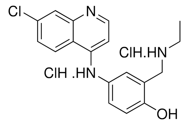 N-Desethylamodiaquine dihydrochloride solution 1.0&#160;mg/mL in methanol (as free base), ampule of 1&#160;mL, certified reference material, Cerilliant&#174;