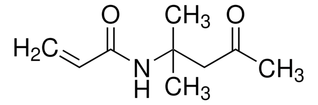 双丙酮丙烯酰胺 contains &#8804;100&#160;ppm inhibitor, 99%