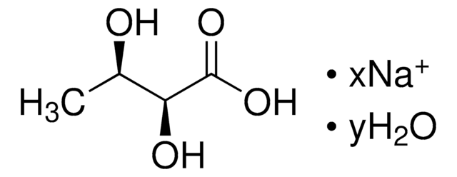 (2S,3R)-2,3-Dihydroxybutyric acid sodium salt hydrate &#8805;97.0% (GC)