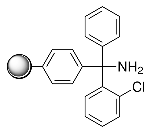 聚合物键合型 2-氯三苯甲胺 100-200&#160;mesh, extent of labeling: 1.3-1.8&#160;mmol/g loading, 1&#160;% cross-linked