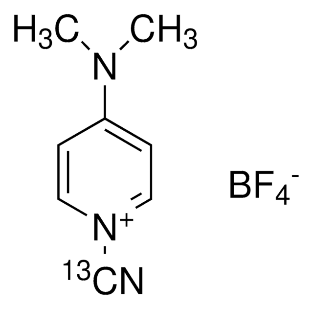 1-Cyano-13C-4-dimethylaminopyridinium tetrafluoroborate &#8805;99 atom % 13C, &#8805;90% (CP)