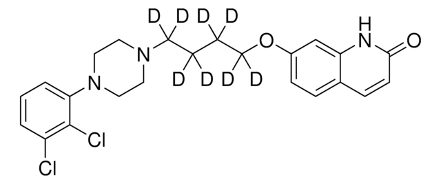 Dehydro Aripiprazole-D8 solution 100&#160;&#956;g/mL (Methanol with 5% 1 N HCl), certified reference material, ampule of 1&#160;mL, Cerilliant&#174;