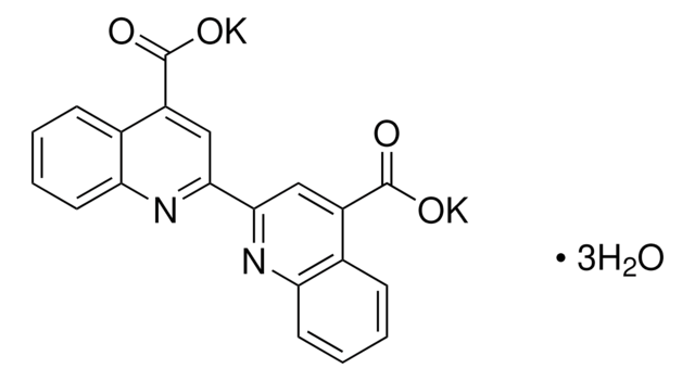 2,2&#8242;-Biquinoline-4,4&#8242;-dicarboxylic acid dipotassium salt trihydrate 99%