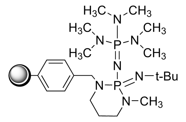 聚苯乙烯负载磷腈配体 P2-叔丁基 extent of labeling: ~1.6&#160;mmol/g loading