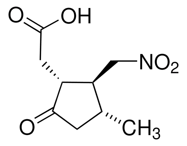 (1R)-(1&#945;,2&#946;,3&#945;)-(+)-3-Methyl-2-nitromethyl-5-oxocyclopentaneacetic acid 98%