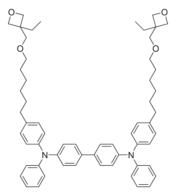 N4,N4&#8242;-Bis(4-(6-((3-ethyloxetan-3-yl)methoxy)hexyl)phenyl)-N4,N4&#8242;-diphenylbiphenyl-4,4&#8242;-diamine &#8805;97% (HPLC)