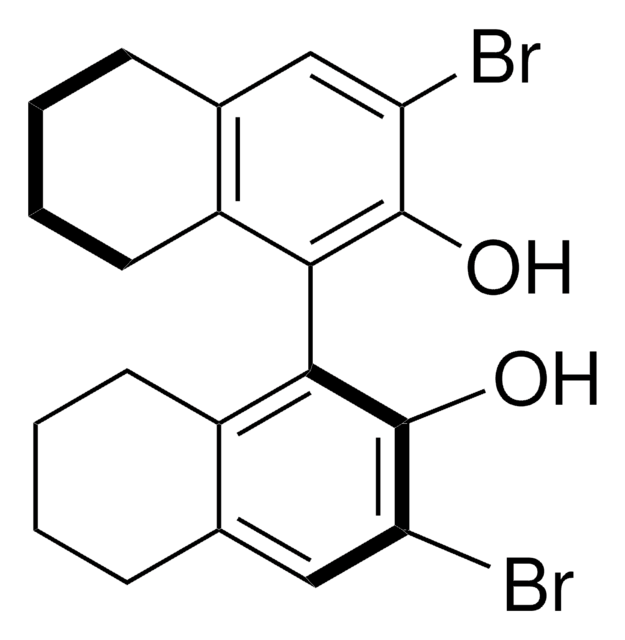 (S)-(&#8722;)-3,3&#8242;-Dibromo-5,5&#8242;,6,6&#8242;,7,7&#8242;,8,8&#8242;-octahydro-1,1&#8242;-bi-2,2&#8242;-naphthalenediol 97%