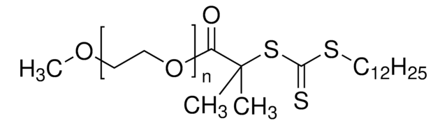 聚（乙二醇）甲醚2-（十二烷基硫基硫代羰基硫基）-2-甲基丙酸酯 average Mn 1,100