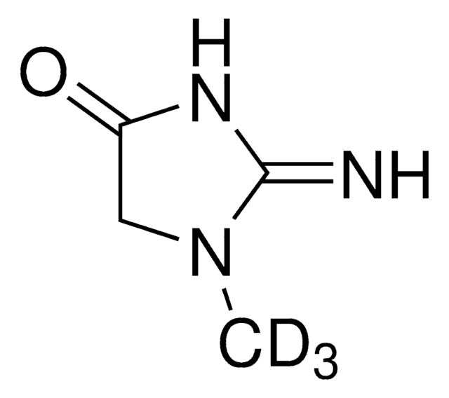 肌酐-D3 溶液 100&#160;&#956;g/mL ((50:50) MeOH:Water), certified reference material, ampule of 1&#160;mL, Cerilliant&#174;