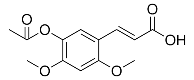 3-(5-ACETOXY-2,4-DIMETHOXY-PHENYL)-ACRYLIC ACID AldrichCPR