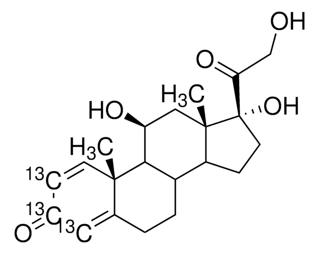 泼尼松龙-13C3 溶液 100&#160;&#956;g/mL in acetonitrile, certified reference material, ampule of 1&#160;mL, Cerilliant&#174;