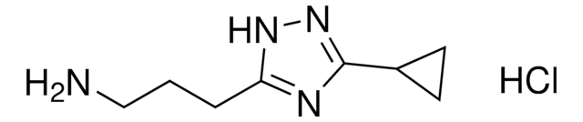 3-(5-Cyclopropyl-1H-1,2,4-triazol-3-yl)propan-1-amine hydrochloride AldrichCPR