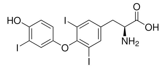 3,3&#8242;,5-Triiodo-L-thyronine (T3) solution 100&#160;&#956;g/mL in methanol with 0.1N NH3, ampule of 1&#160;mL, certified reference material, Cerilliant&#174;