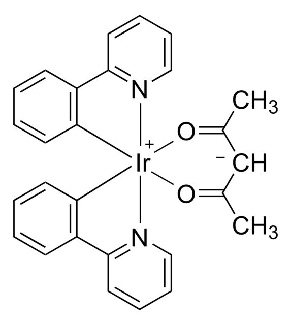 双[2-（2-吡啶基-N）苯基-C]（2,4-戊二酮基-O2,O4）铱（III） &#8805;99.0% (HPLC)