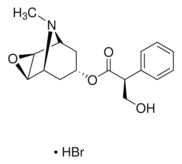 (-)-东莨菪碱氢溴酸盐溶液 氢溴酸盐 溶液 1.0&#160;mg/mL in acetonitrile: water (9:1) (as free base), certified reference material, ampule of 1&#160;mL, Cerilliant&#174;