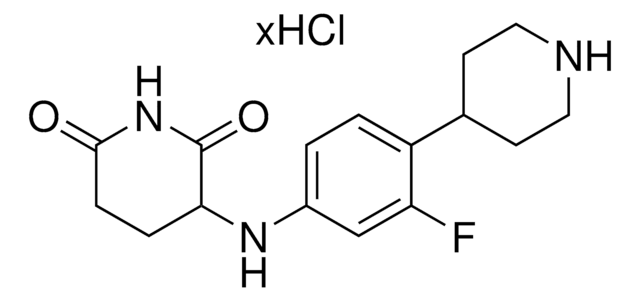 3-(3-Fluoro-4-piperidin-4-ylphenylamino)piperidine-2,6-dione hydrochloride ≥95%