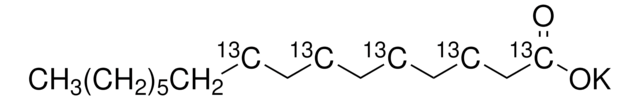 棕榈酸钾-1,3,5,7,9-13C5 endotoxin tested, 99 atom % 13C, 98% (CP)