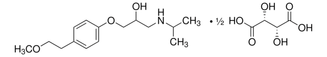 美托洛尔 (+)-酒石酸盐 analytical standard