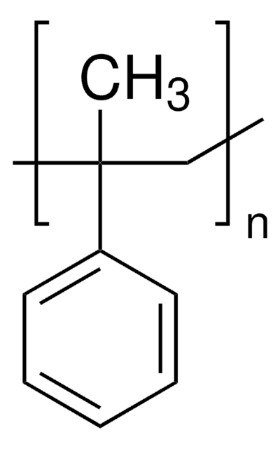 Poly(&#945;-methylstyrene) analytical standard, for GPC, 300,000