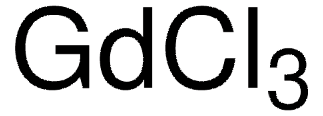 Gadolinium(III) chloride solution NMR reference standard, 1&#160;mg/mL in D2O (99.9 atom % D), water 1&#160;%, DSS 0.1&#160;%, NMR tube size 5&#160;mm × 8&#160;in.