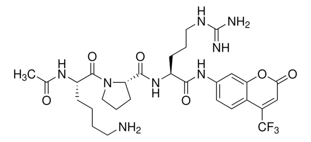 N-乙酰-赖氨酸-脯氨酸-Arg-7-酰胺基-4-三氟甲基香豆素 &#8805;95% (HPLC), solid