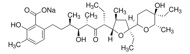 Lasalocid A sodium salt solution 100&#160;&#956;g/mL in acetonitrile, VETRANAL&#174;, analytical standard