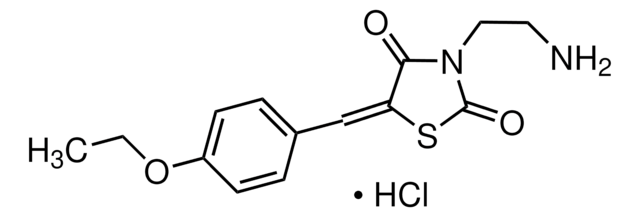 3-(2-Aminoethyl)-5-((4-ethoxyphenyl)methylene)-2,4-thiazolidinedione hydrochloride powder, &#8805;98% (HPLC)