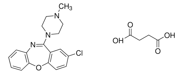 琥珀酸洛沙平 溶液 1&#160;mg/mL in methanol (as free base), certified reference material, ampule of 1&#160;mL, Cerilliant&#174;