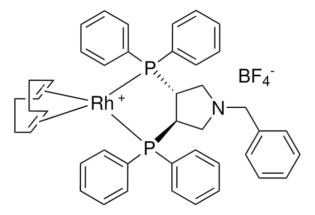 (+)-1-苄基-[(3R,4R)-双(二苯基膦)]吡咯烷(1,5-环辛二烯)四氟硼酸铑(I) 98%