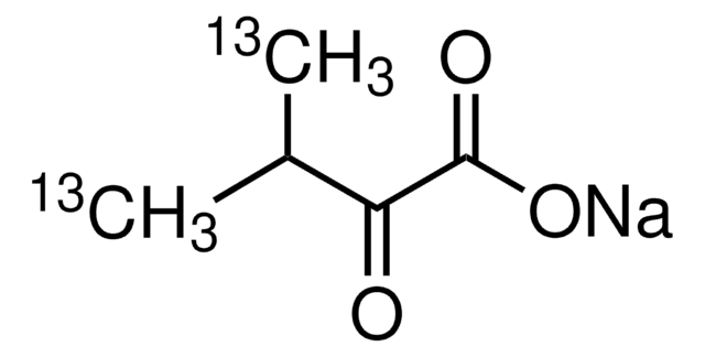 2-Keto-3-(methyl-13C)-butyric-4-13C acid sodium salt 99 atom % 13C, 97% (CP)