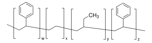 聚苯乙烯- 嵌段 - 聚乙烯（乙烯- ran - 丁烯）- 嵌段 - 聚苯乙烯 mol wt 65-115&#160;kDa by GPC, powder (Coarse)