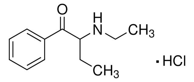 N-Ethylbuphedrone hydrochloride solution 1&#160;mg/mL in methanol ((as free base)), certified reference material, ampule of 1&#160;mL, Cerilliant&#174;