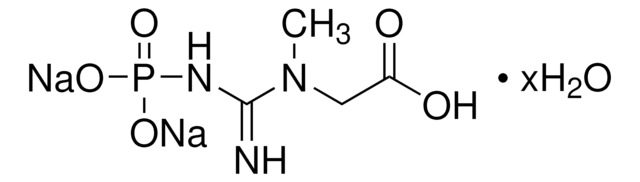 Phosphocreatine disodium salt hydrate Vetec&#8482;, reagent grade, 98%