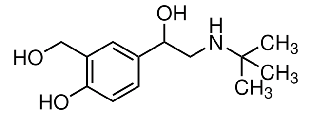 沙丁胺醇 certified reference material, pharmaceutical secondary standard