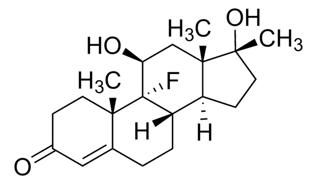 Fluoxymesterone solution 1.0&#160;mg/mL in 1,2-dimethoxyethane, ampule of 1&#160;mL, certified reference material, Cerilliant&#174;