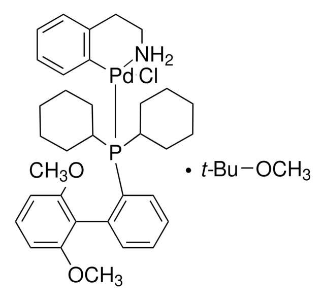 氯(2-二环己基膦基-2′,6′-二甲氧基-1,1′-联苯基)[2-(2-氨基乙基苯基)]钯(II) - 甲基--叔丁基醚加合物